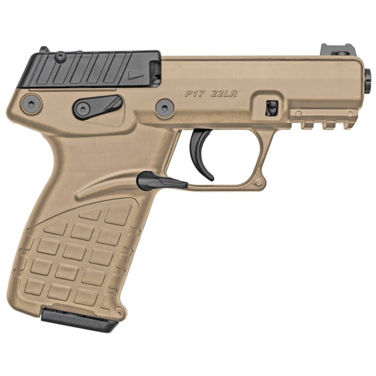 Kel-Tec P17 3.93" 22LR Pistol - 16 Rounds - Multiple Colors