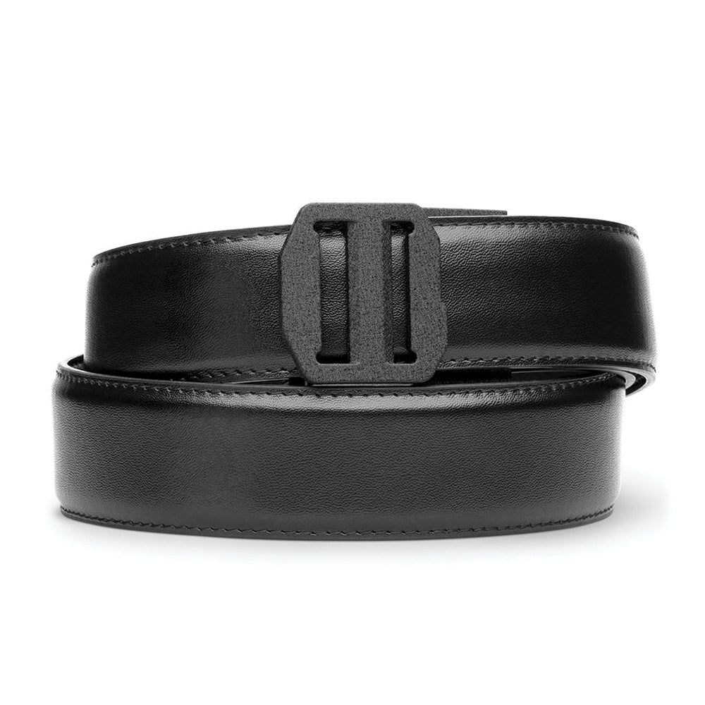 Unknown Kore Essentials 1.5 Inch Leather EDC Gun Belt and Buckle - Black, X7 (Color: Black, Buckle: X7)