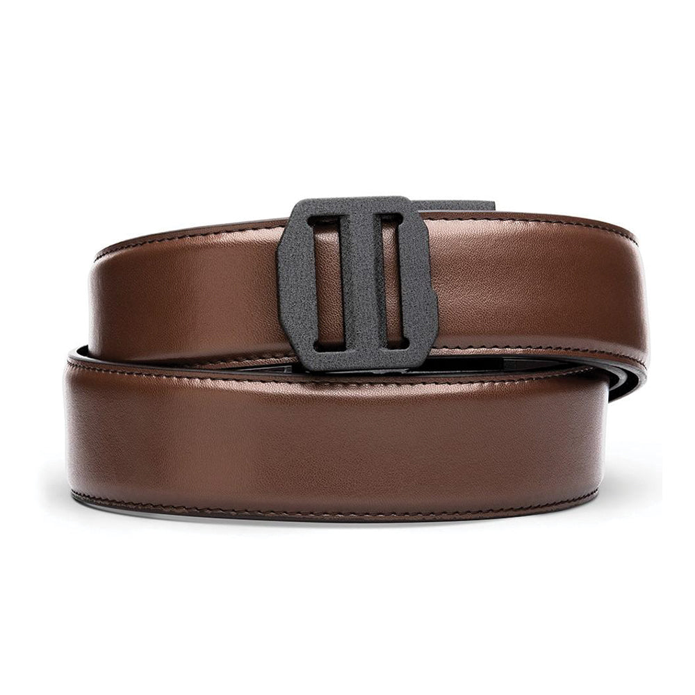 Unknown Kore Essentials 1.5 Inch Leather EDC Gun Belt and Buckle - Brown, X7 (Color: Brown, Buckle: X7)