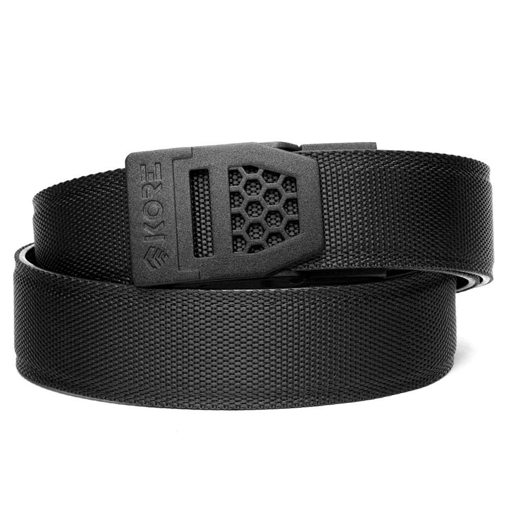 Unknown Kore Essentials 1.5 Inch Nylon EDC Gun Belt and Buckle - Black, X6 Black (Color: Black, Buckle: X6 Black)