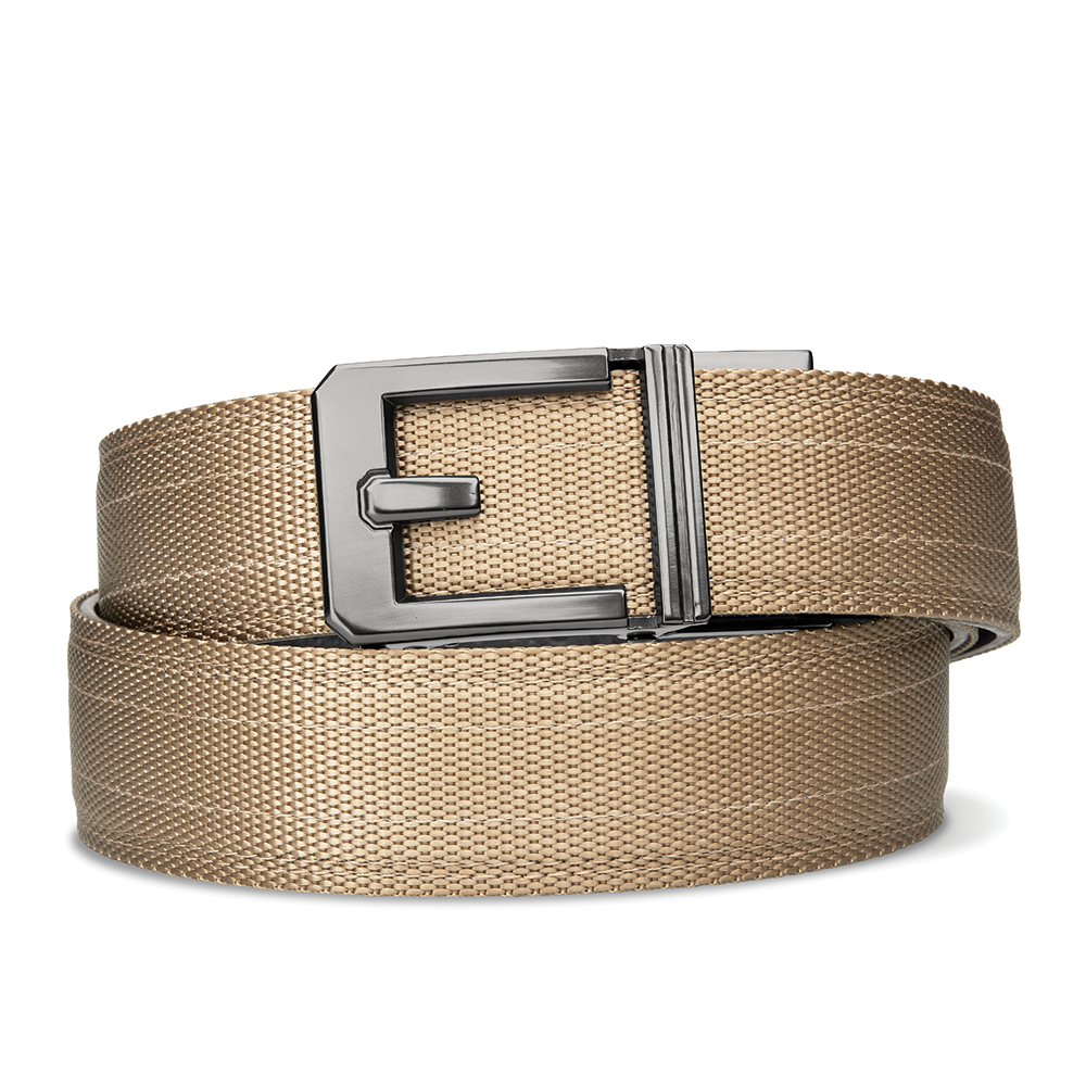 Unknown Kore Essentials 1.5 Inch Nylon EDC Gun Belt and Buckle - Tan, X3 (Color: Tan, Buckle: X3)