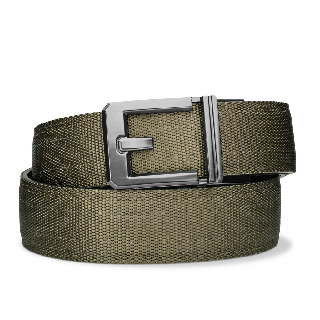 Unknown Kore Essentials 1.5 Inch Nylon EDC Gun Belt and Buckle - Ranger Green, X3 (Color: Ranger Green, Buckle: X3)