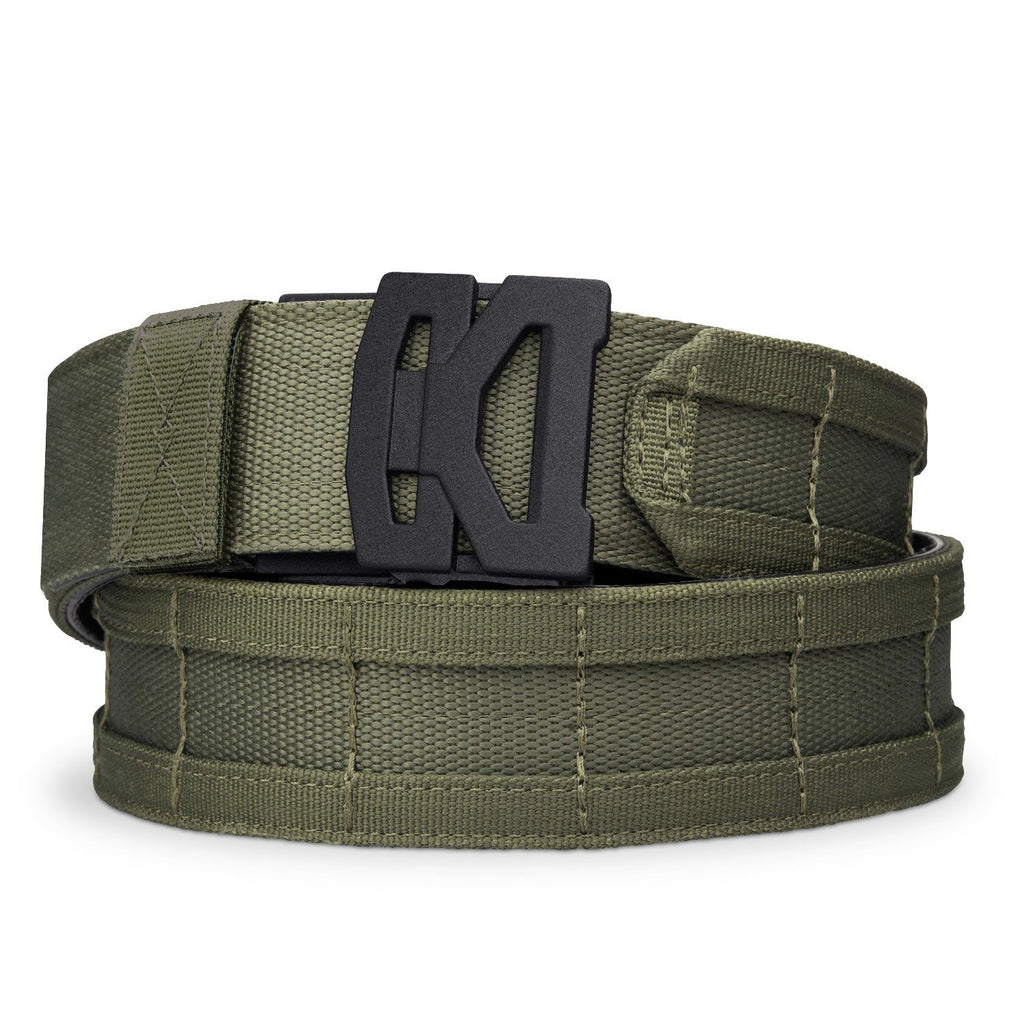 Unknown Kore Essentials 1.75 Inch Battle Belt with Inner Belt and Buckle (Color: Ranger Green, Buckle: B2, Inner Belt: Non-Padded)