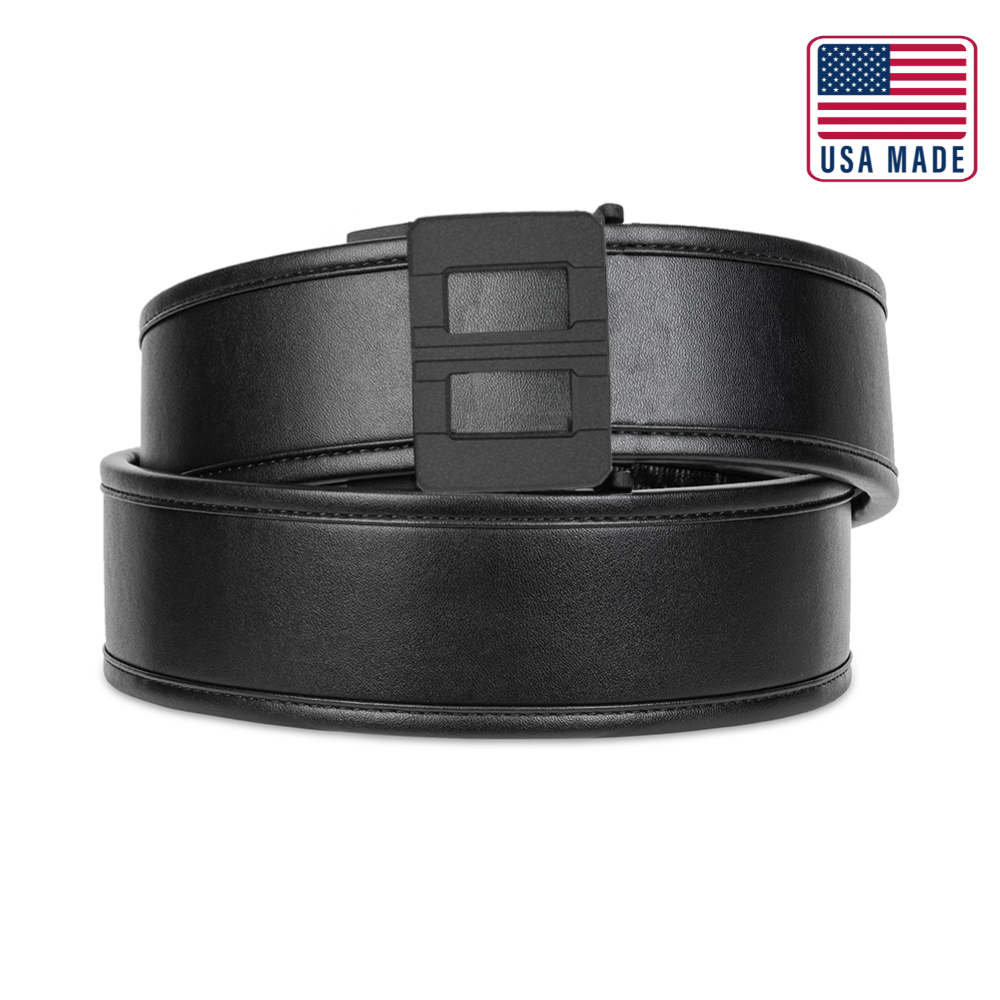 Unknown Kore Essentials 2.25 Inch Duty Belt with Inner Belt and Buckle (Style: Leather, Buckle: D2, Inner Belt: Non-Padded)