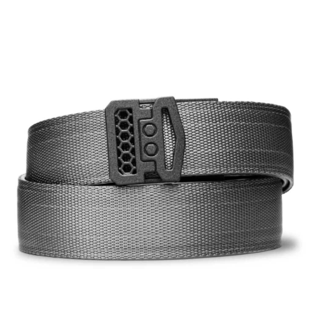Unknown Kore Essentials 1.5 Inch Nylon EDC Gun Belt and Buckle - Gray, X10 (Color: Gray, Buckle: X10)