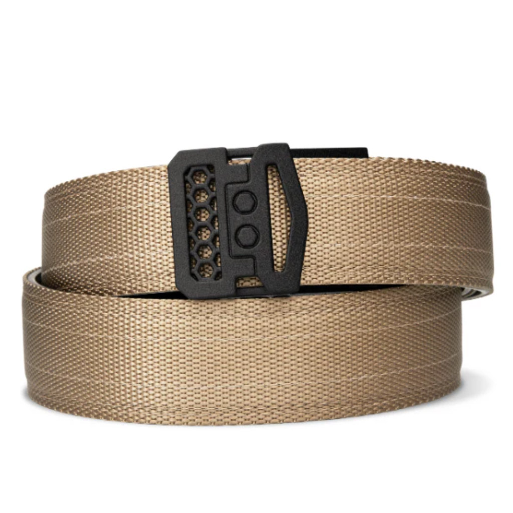 Unknown Kore Essentials 1.5 Inch Nylon EDC Gun Belt and Buckle - Tan, X10 (Color: Tan, Buckle: X10)