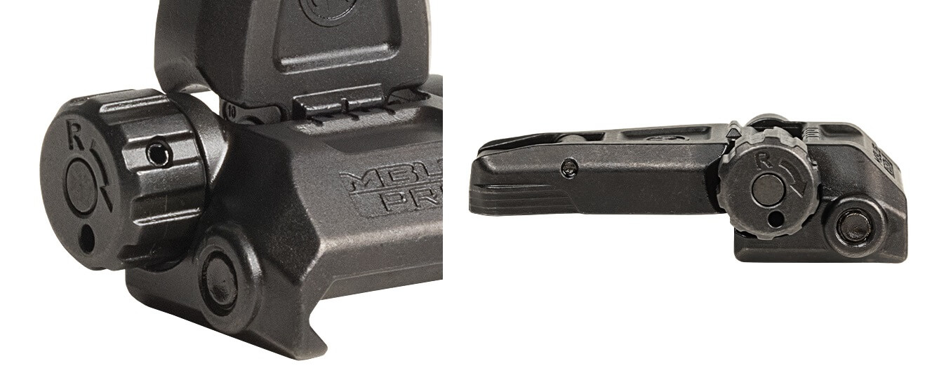 Magpul MBUS PRO Rear Back-Up Sight - Steel - MAG276