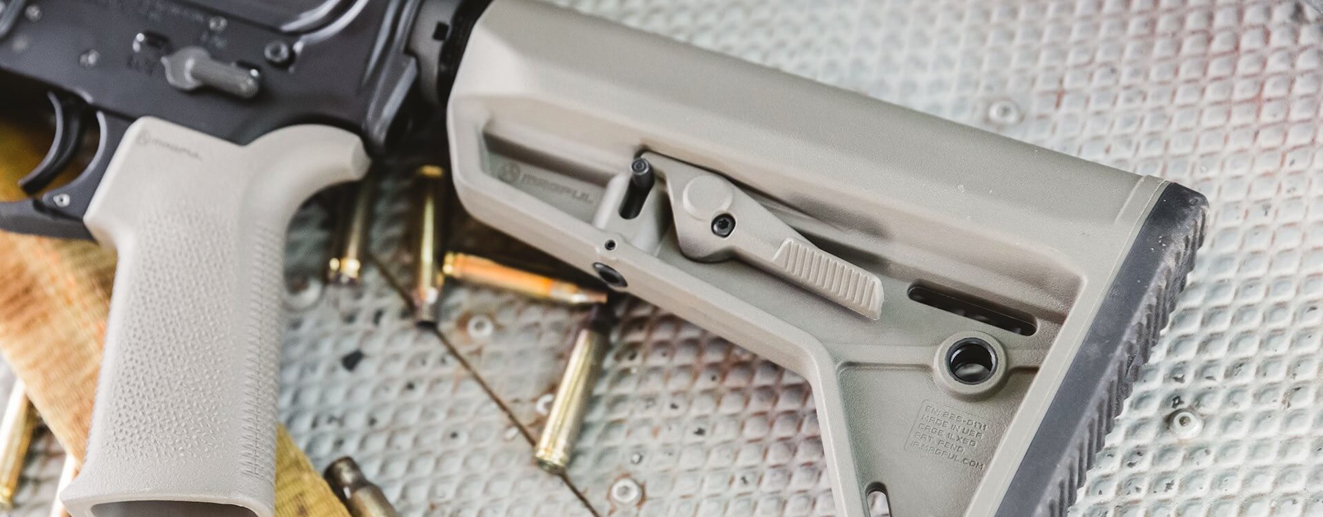 Magpul MOE Slim Line Carbine Stock - Mil-Spec - AR15/M4 - MAG347