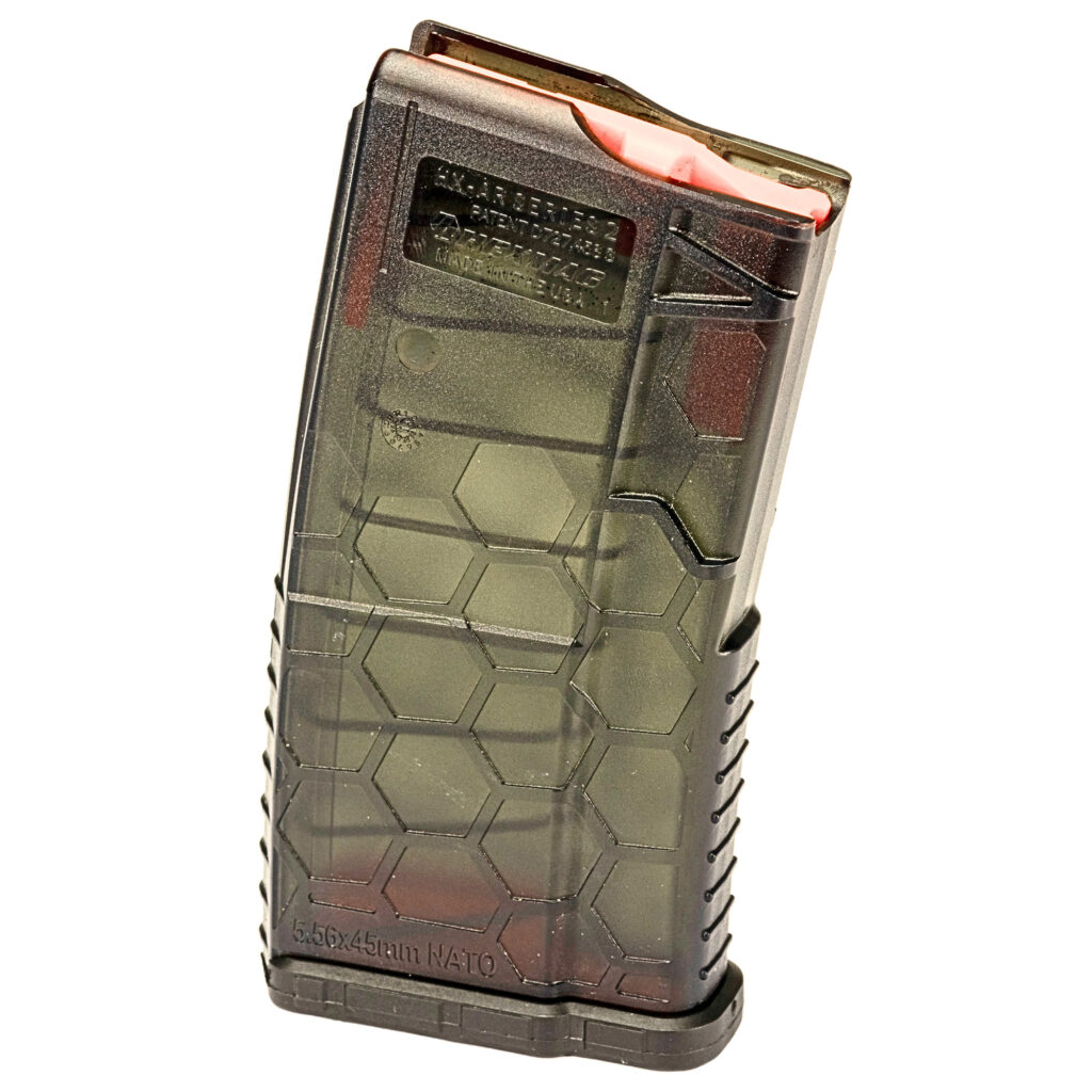 Hexmag Series 2 Shorty .223/5.56 NATO AR-15 Magazine - 20 Round - Translucent Smoke
