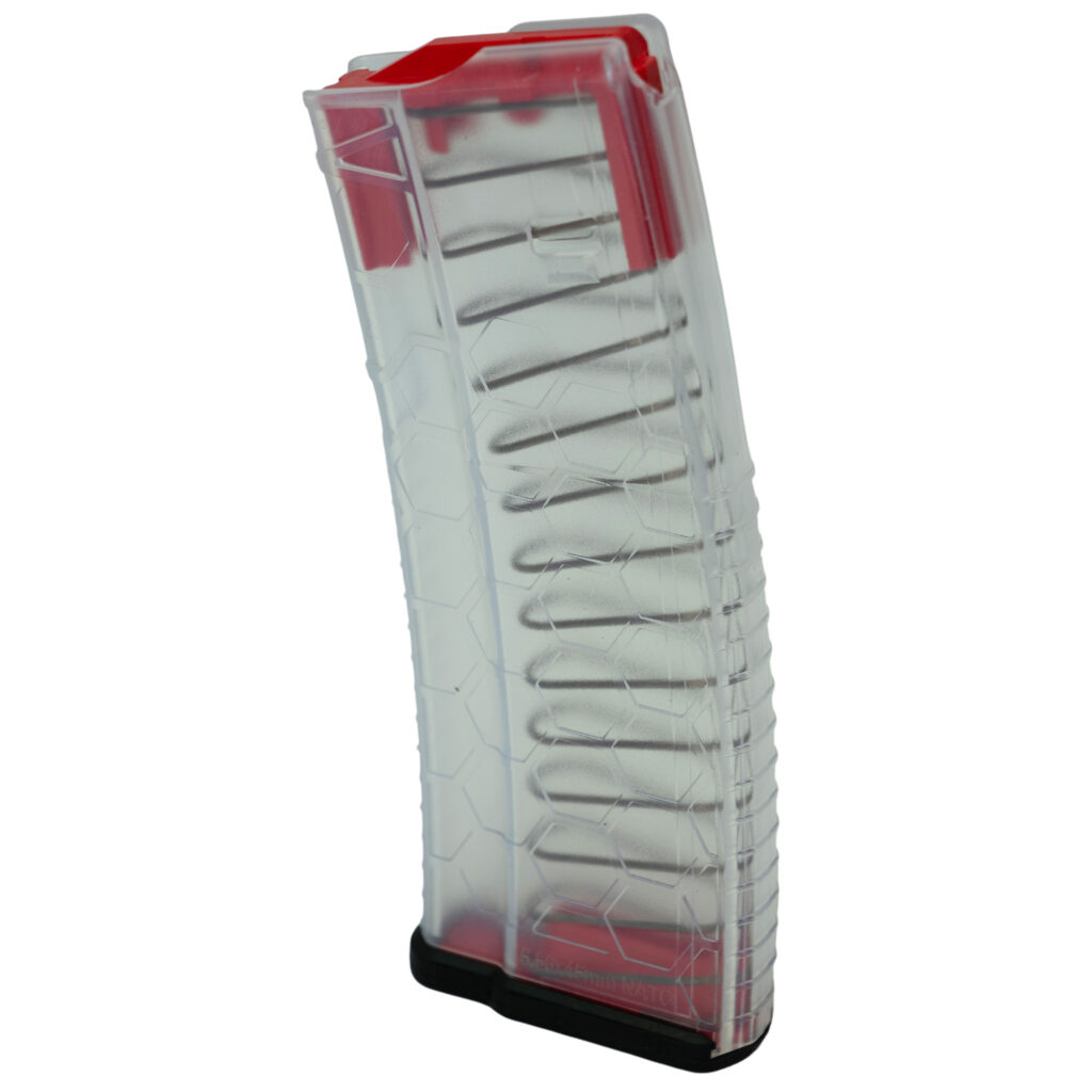 Hexmag Series 2 .223/5.56 NATO AR-15 Magazine - 30 Round - Translucent Clear