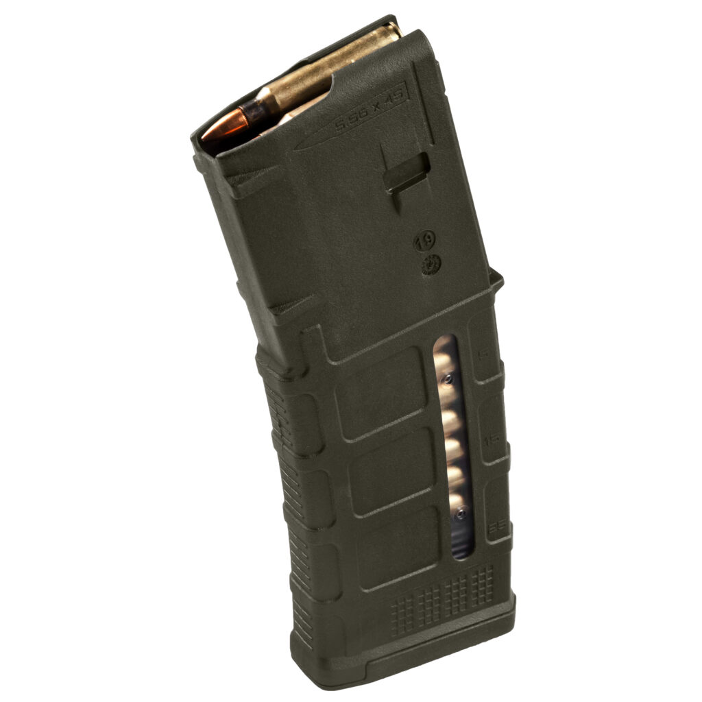 Magpul PMAG M3 w/Window .223/5.56 NATO AR-15 Magazine - 30 Round - OD Green