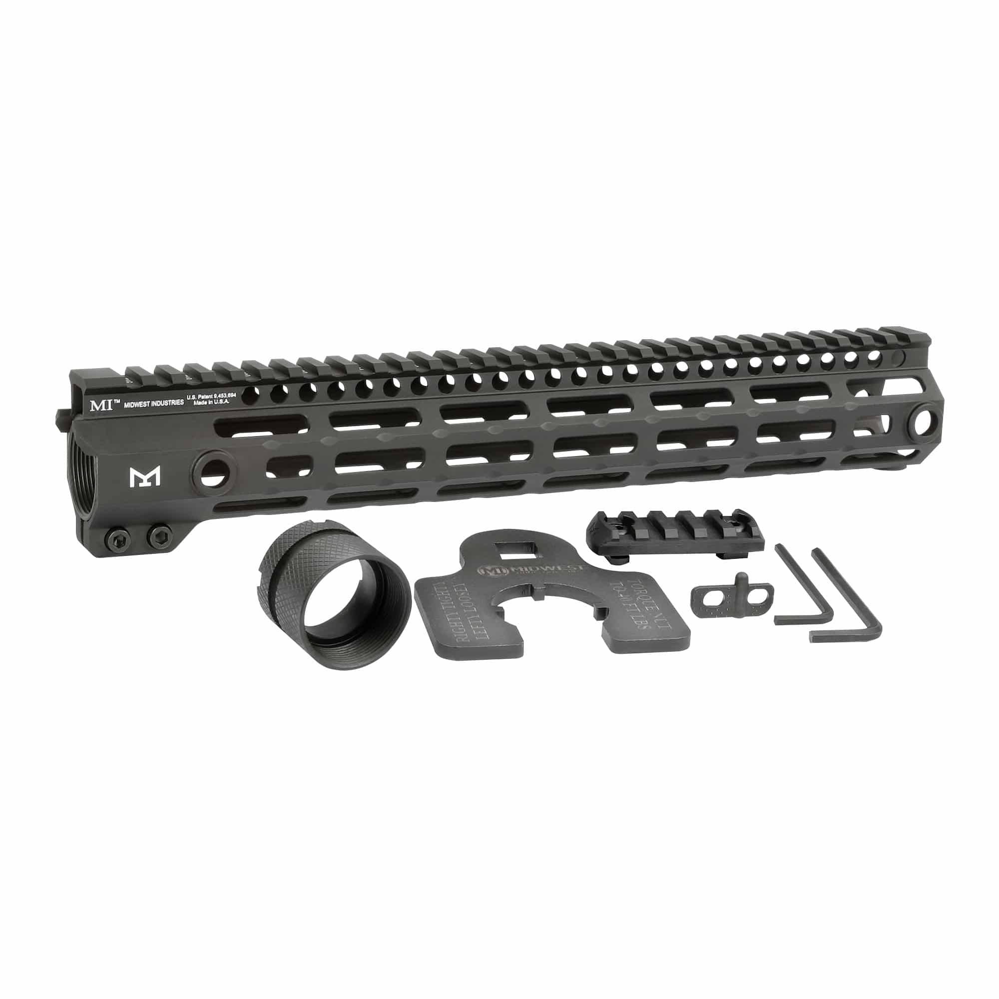 Unknown MI G4M Gen 4 M-Series Free Float AR-15 Handguard - M-LOK - 5 Lengths Available - 12.625 Inch (Length: 12.625 Inch)