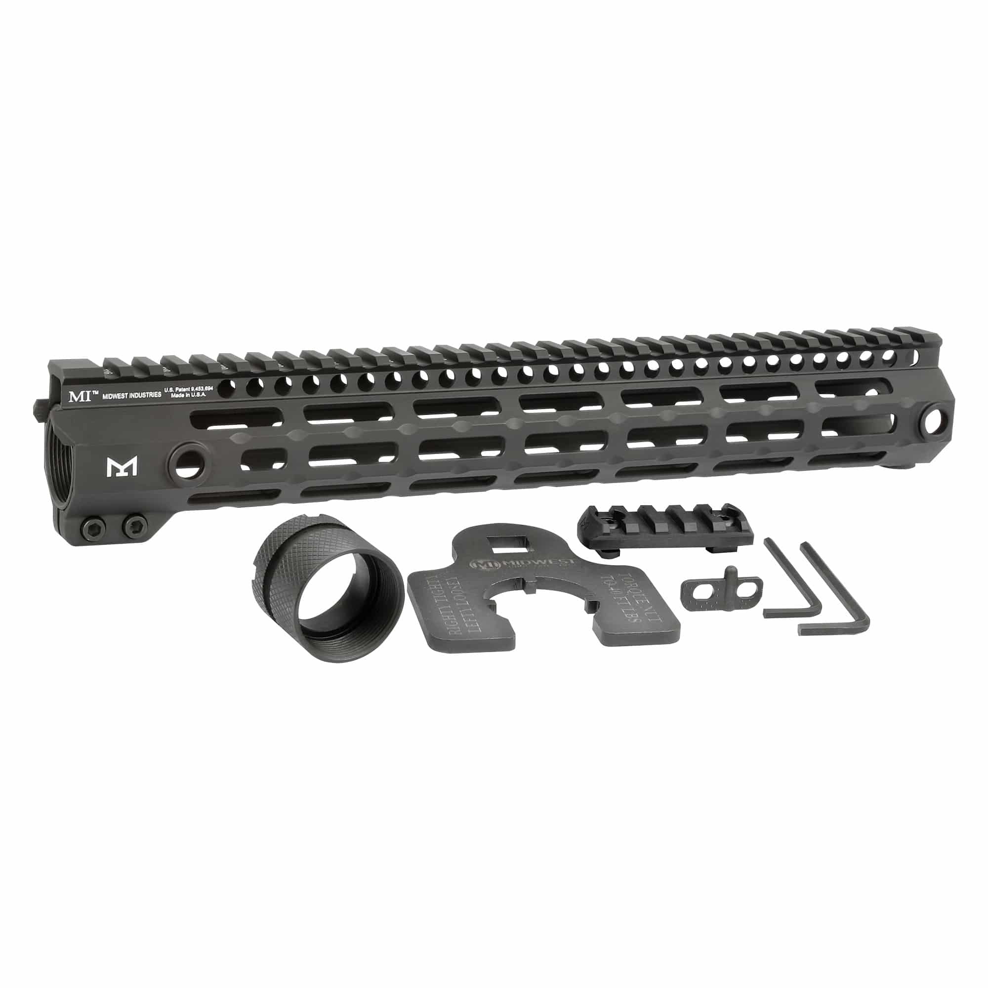 Unknown MI G4M Gen 4 M-Series Free Float AR-15 Handguard - M-LOK - 5 Lengths Available - 13.375 inch (Length: 13.375 inch)
