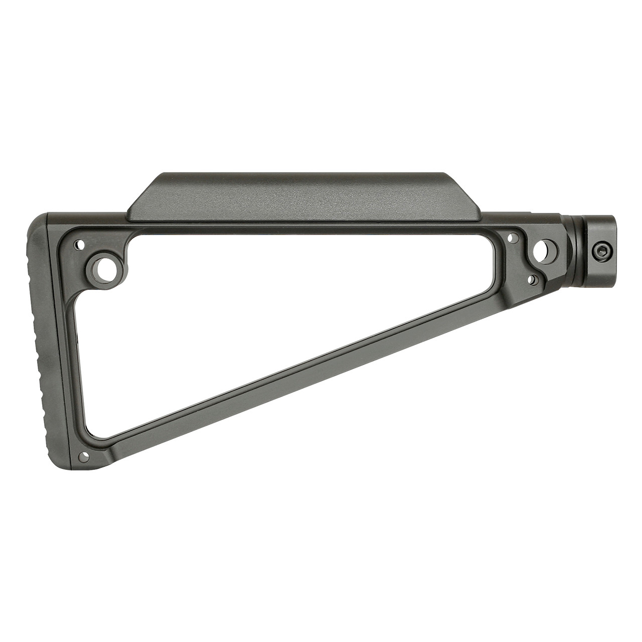 Midwest Industries Fixed Triangle Stock - Fits Picatinny - Black