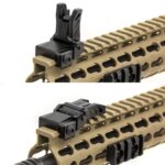 UTG Model 4 Super Slim Low Profile Flip-up Front Sight - Same Plane