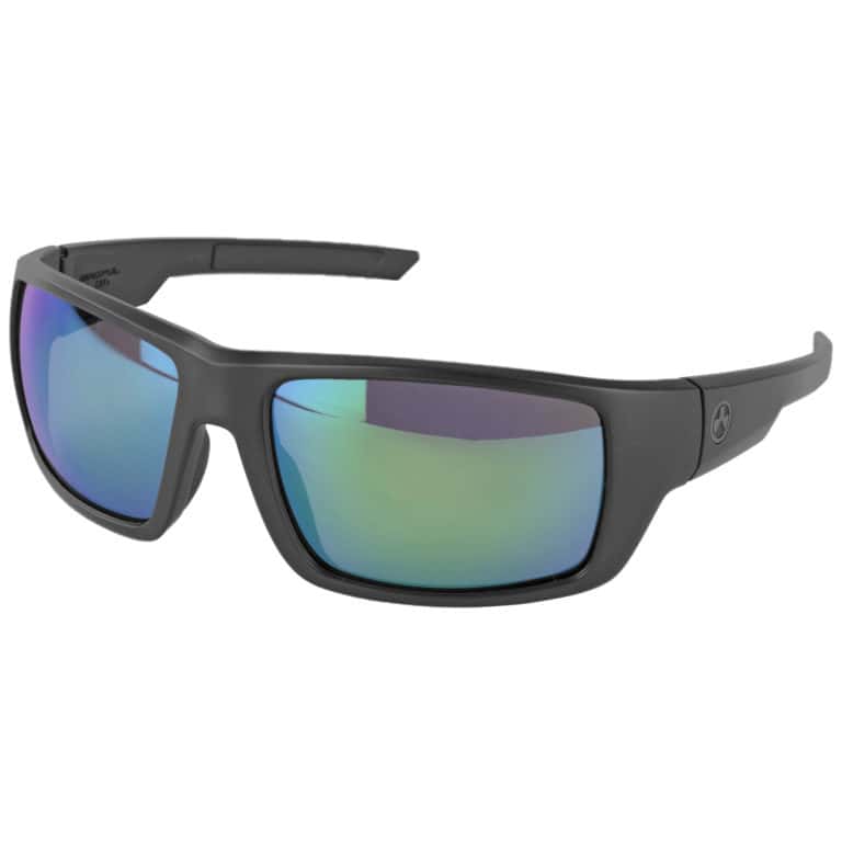Magpul Industries, Apex Eyewear, Polarized, Black Frame, Violet Lens/Green Mirror
