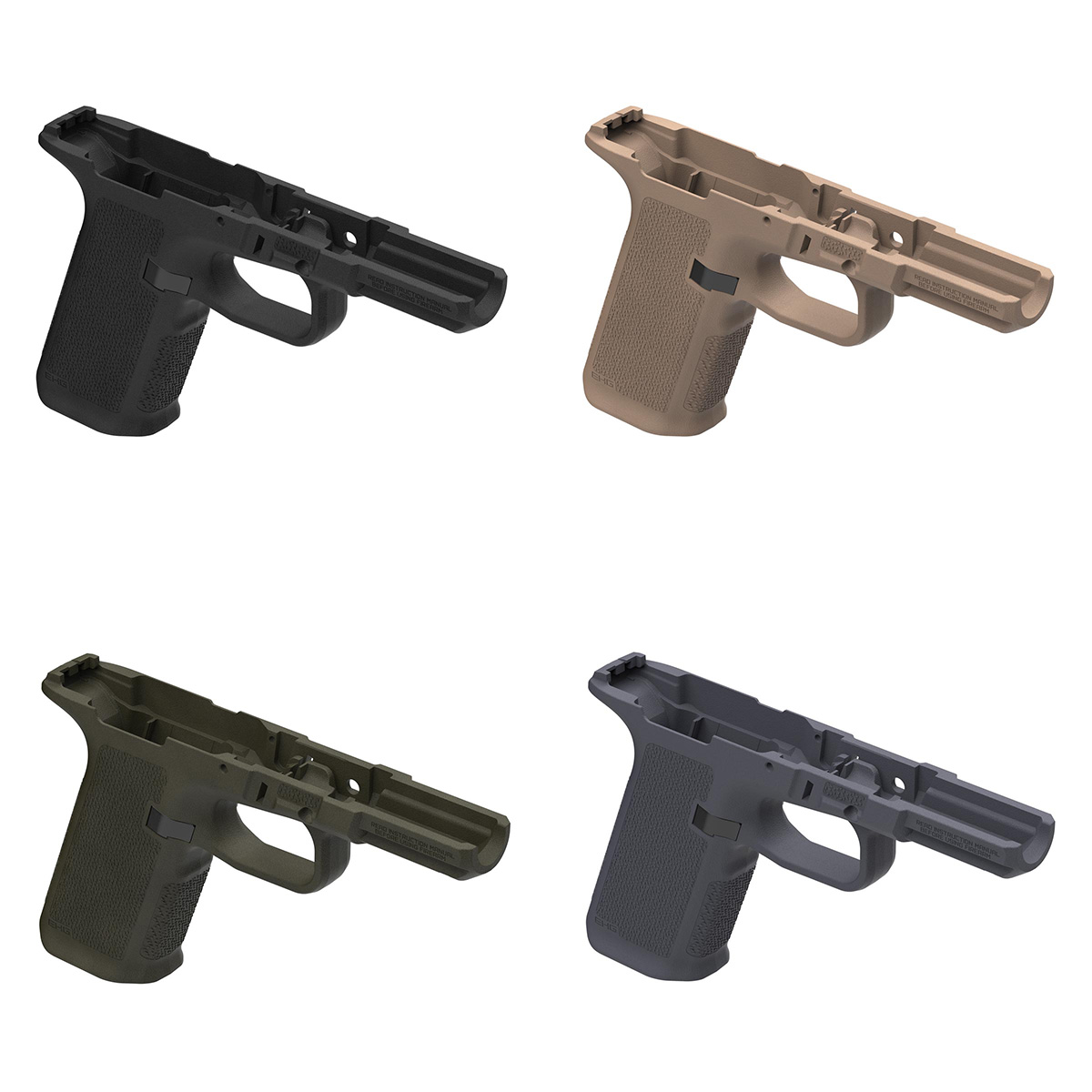 Magpul EHG RG9 Grip for Ruger RXM Full Size - Multiple Colors