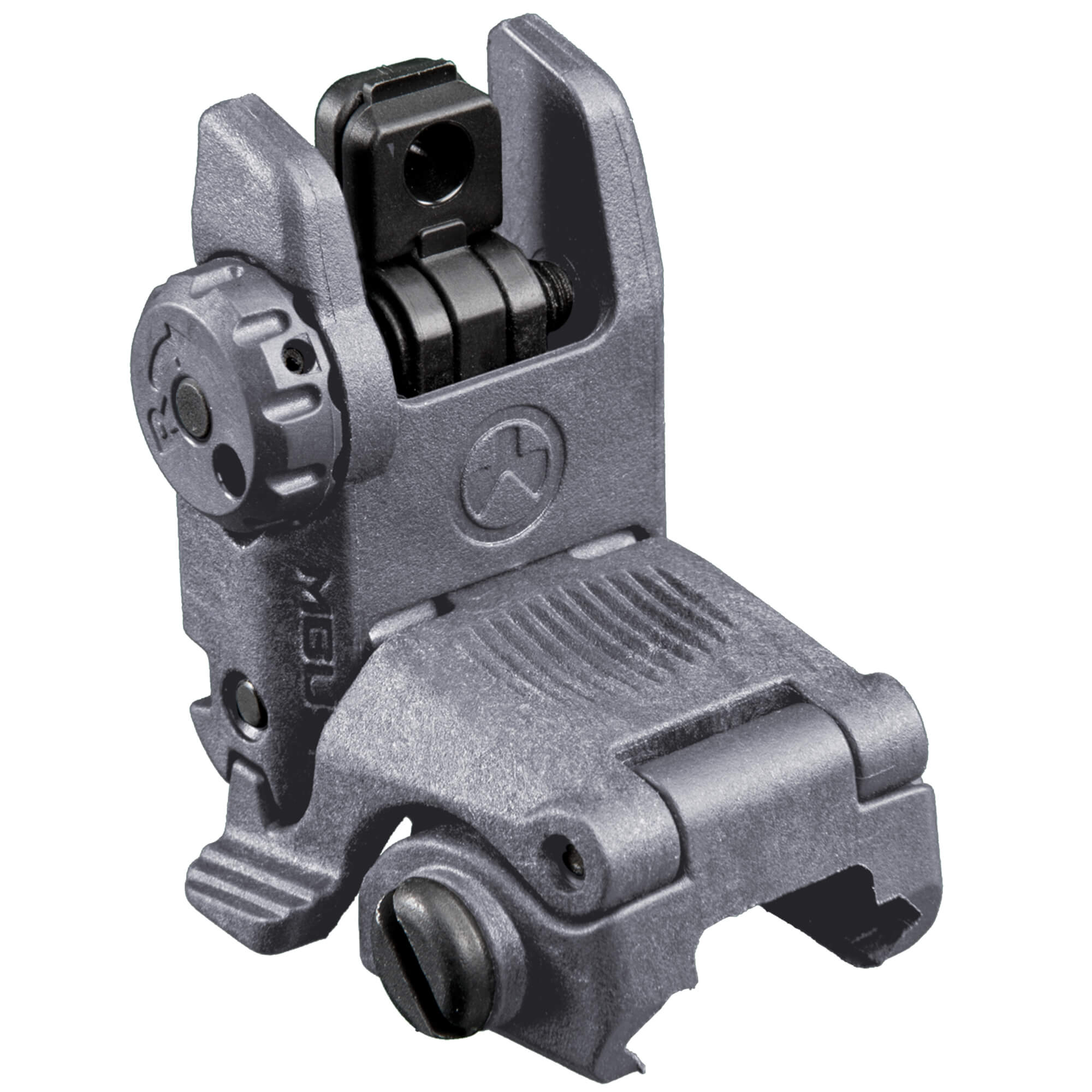 Unknown Magpul MBUS Rear AR-15 Back-Up Sight Gen 2 - MAG248 - Gray (Color: Gray)
