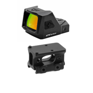 AT3 Tactical ACE Pistol 3 MOA Red Dot Sight - 2 Dot Colors - UTG Super Slim Lower 1/3 Cowitness Picatinny Mount Kit