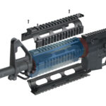 UTG Pro Drop-In AR-15 Quad Rail - 7 Inch - Carbine length