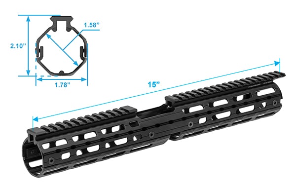 Internal dimensions and overall length