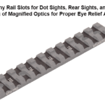 Plenty of room for scope mounts, providing optimal eye relief