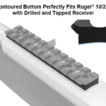 Scalloped cuts to reduce weight and retain sight compatibility