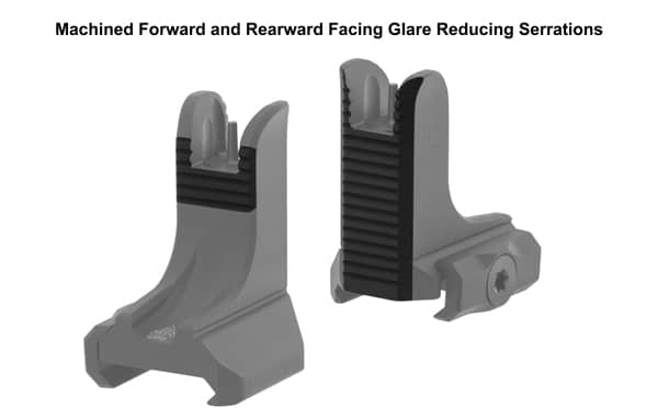 Serrations to Reduce Glare