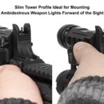 Great for use with ambidextrous pistol-style lights