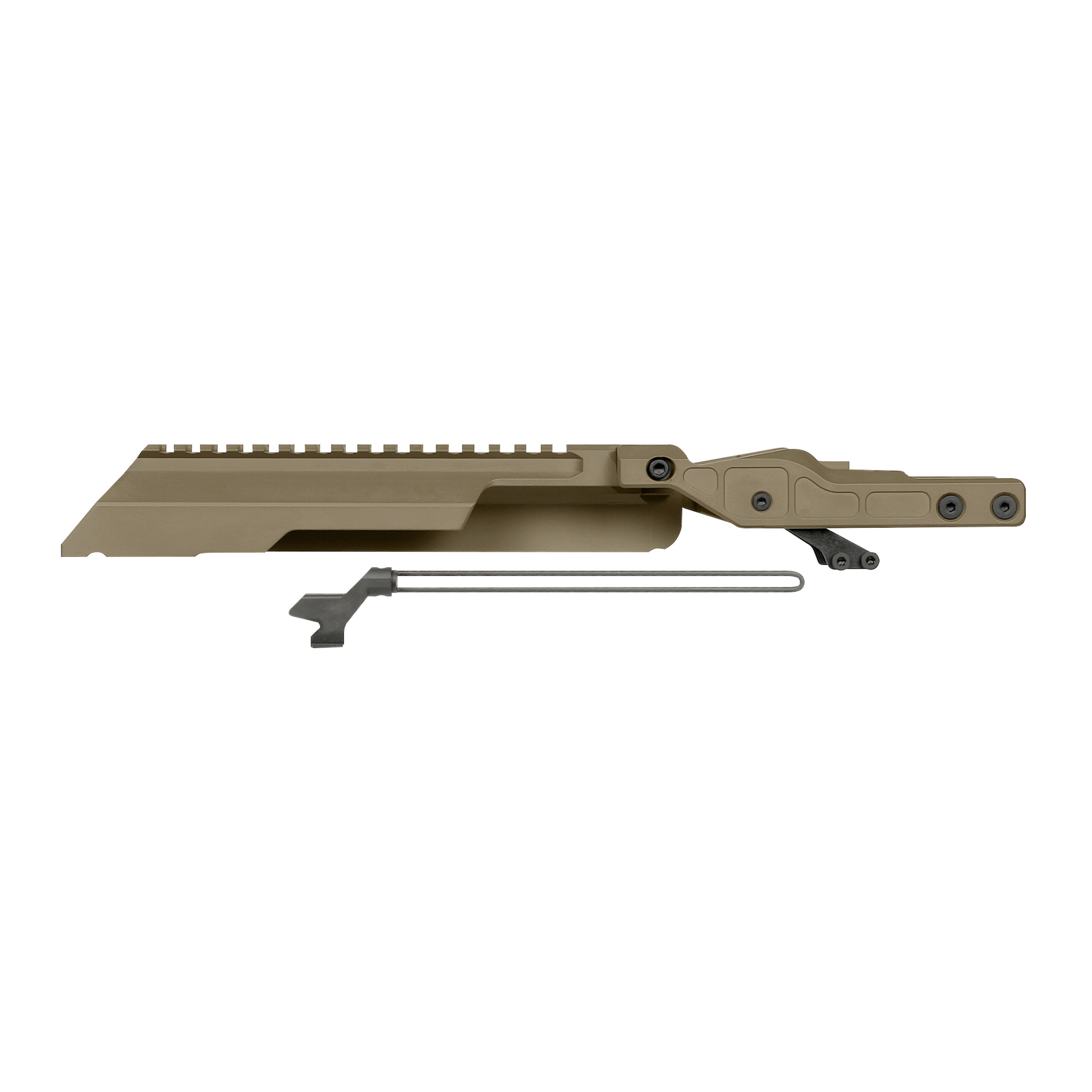 Unknown Midwest Industries Alpha AK Railed Top Cover/Dust Cover - Flat Dark Earth (Color: Flat Dark Earth)