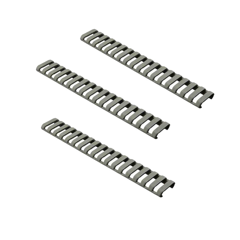 Unknown Picatinny Rail Covers by Magpul - 3 Pack - OD Green (Color: OD Green)
