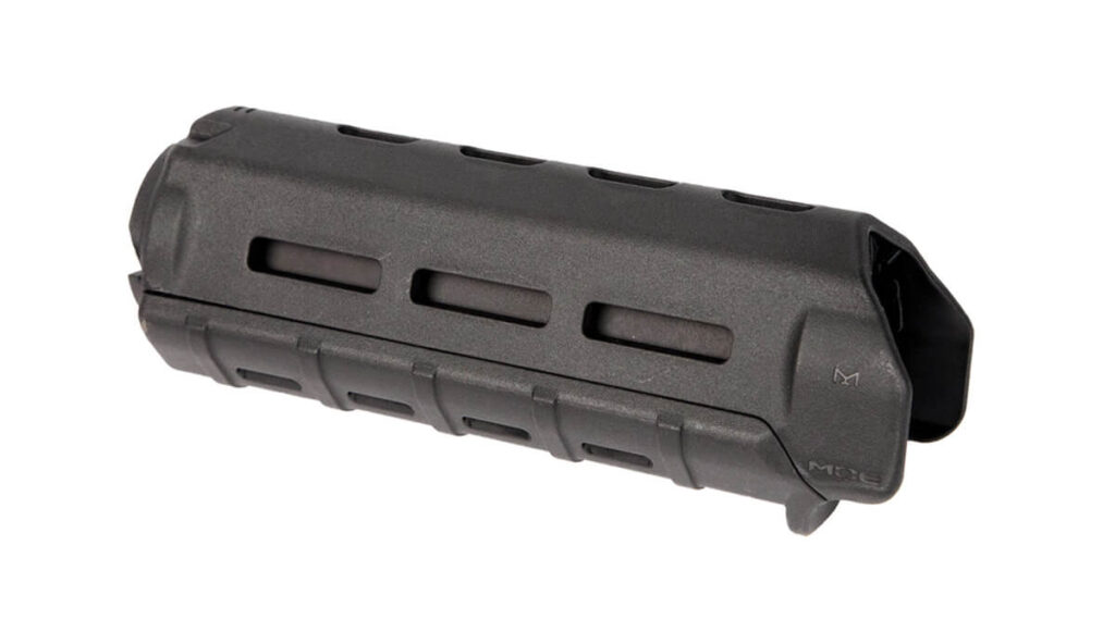 These carbine length handguards don't weigh anything, yet keep your hand protected.