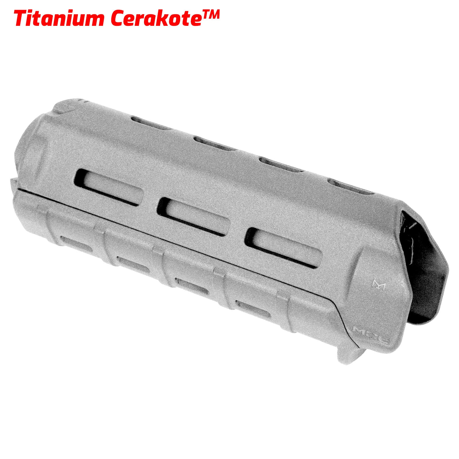 Unknown Magpul MOE Drop-In AR-15 Handguard - Carbine Length - M-LOK - MAG424 - Titanium (Color: Titanium)