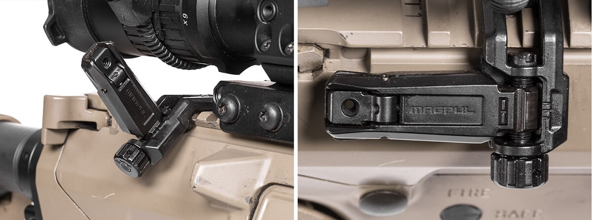 Magpul MBUS PRO Offset Rear Sight - MAG526