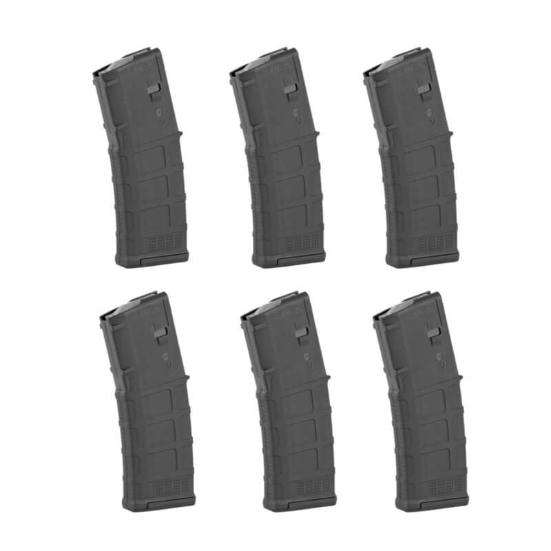 6-Pack - Magpul PMAG M3 30 Round Magazine - .223 / 5.56 NATO - MAG557 for ...