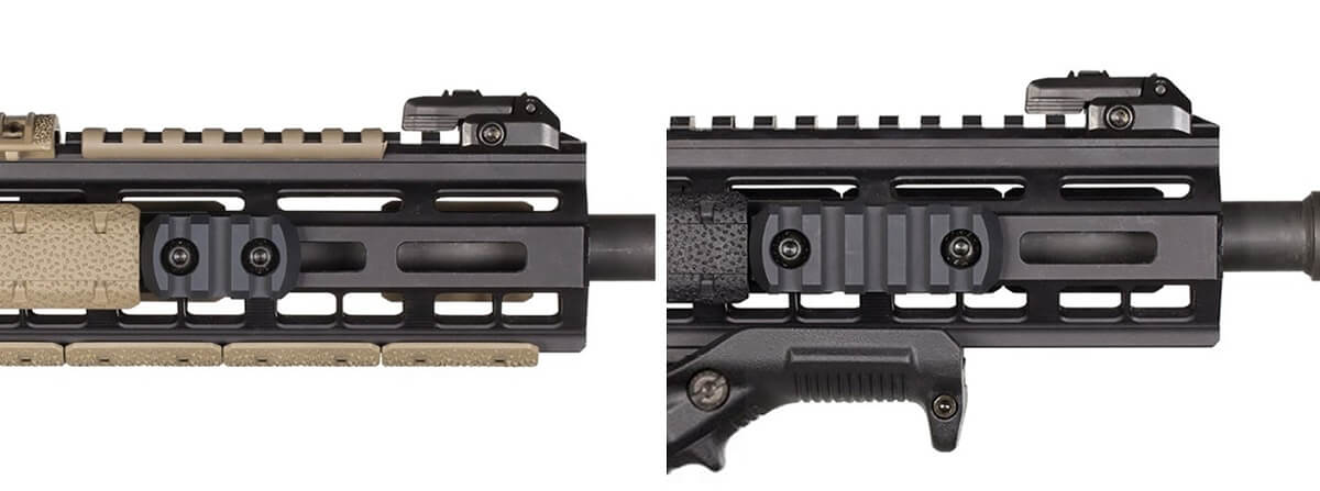 Magpul Aluminum Picatinny Rail Section for M-LOK - 4 Lengths - 3, 5, 7, or 9 Slot