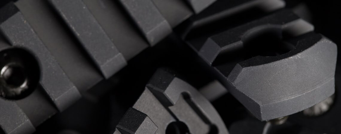 Magpul Aluminum Picatinny Rail Section for M-LOK - 4 Lengths - 3, 5, 7, or 9 Slot