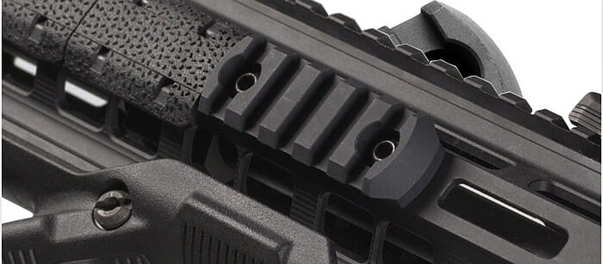 Magpul Aluminum Picatinny Rail Section for M-LOK - 4 Lengths - 3, 5, 7, or 9 Slot