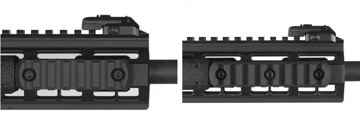 Magpul Aluminum Picatinny Rail Section for M-LOK - 4 Lengths - 3, 5, 7, or 9 Slot