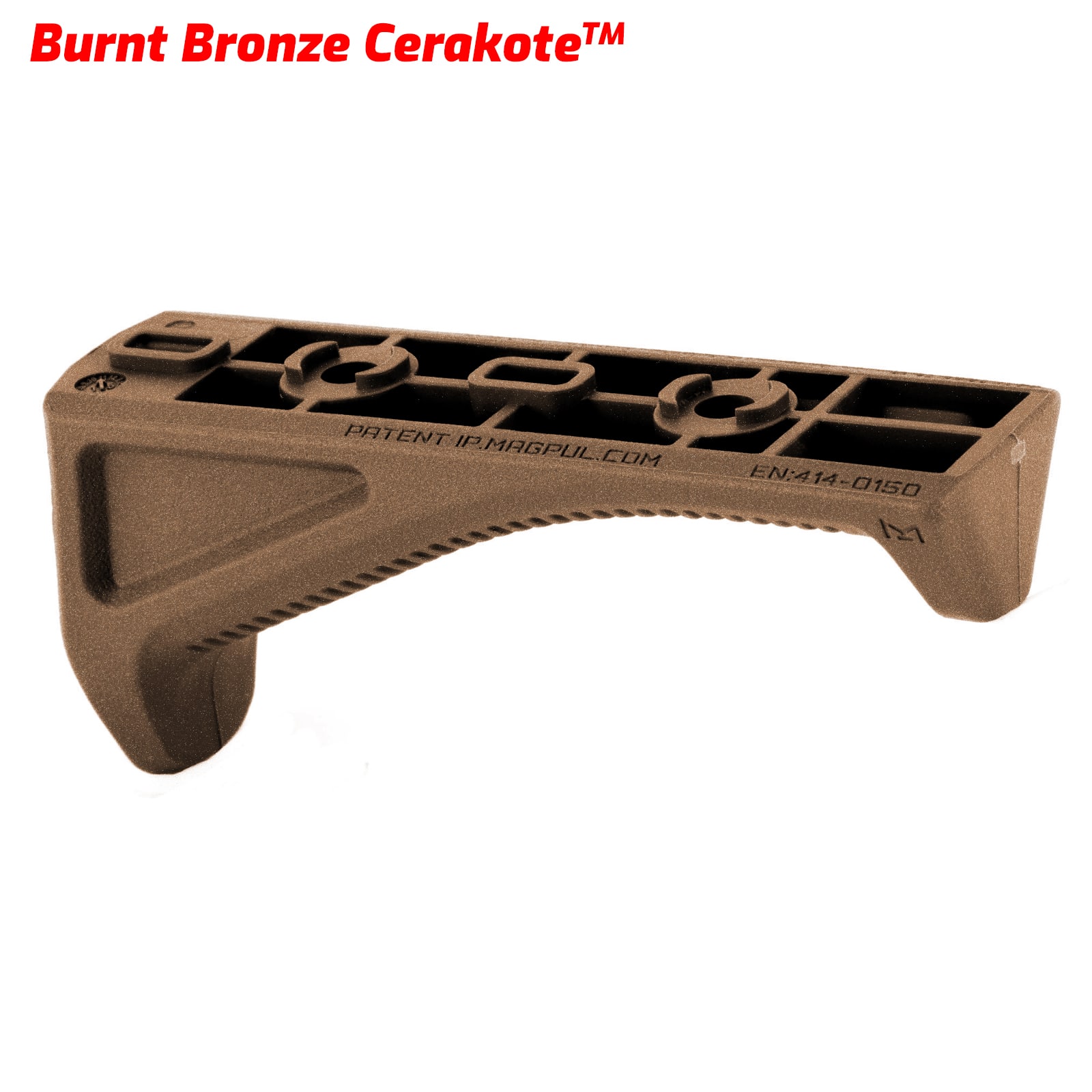 Unknown Magpul AFG Angled Grip - M-LOK - 10 Colors Available - MAG598 - Burnt Bronze (Color: Burnt Bronze)