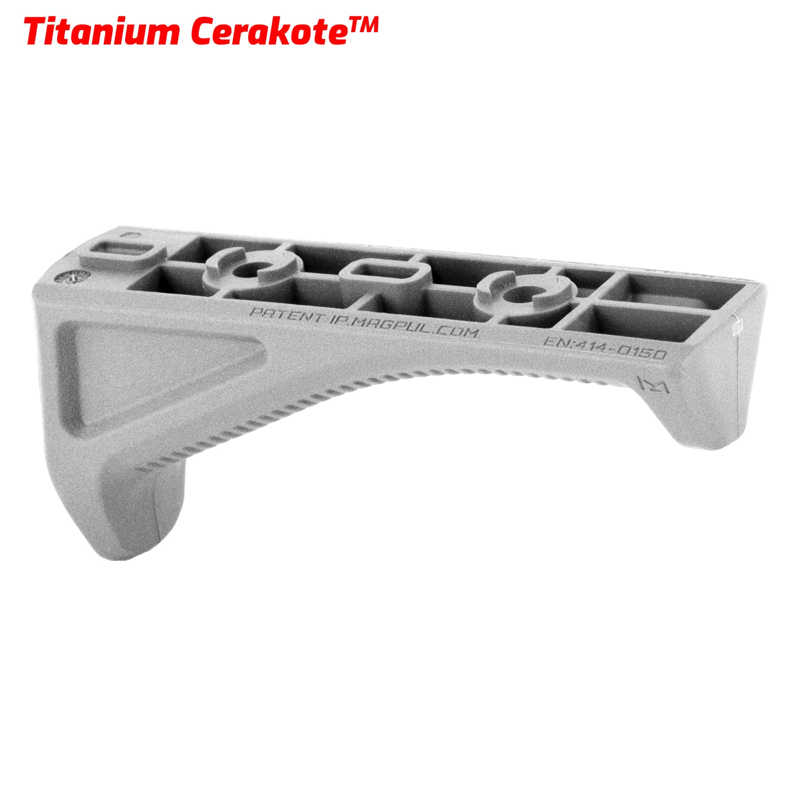 Unknown Magpul AFG Angled Grip - M-LOK - 10 Colors Available - MAG598 - Titanium (Color: Titanium)