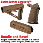 Burnt Bronze Cerakote MOE Furniture Kit