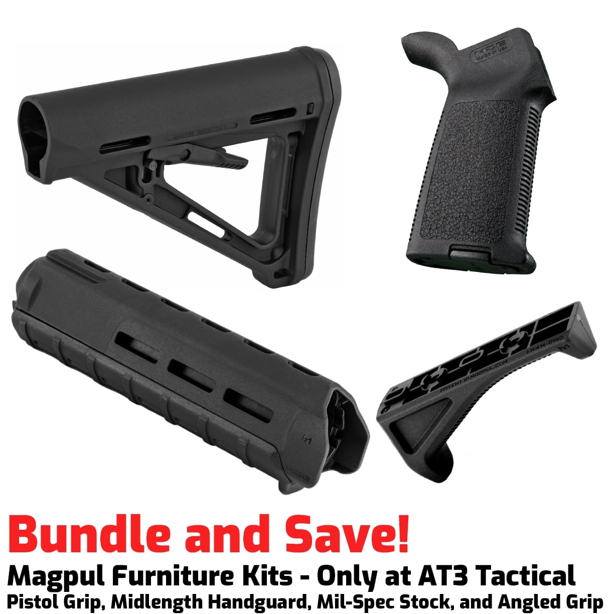 トイガン magpul moe stock & grip aprh102024c-magpul-moe-grip-sl