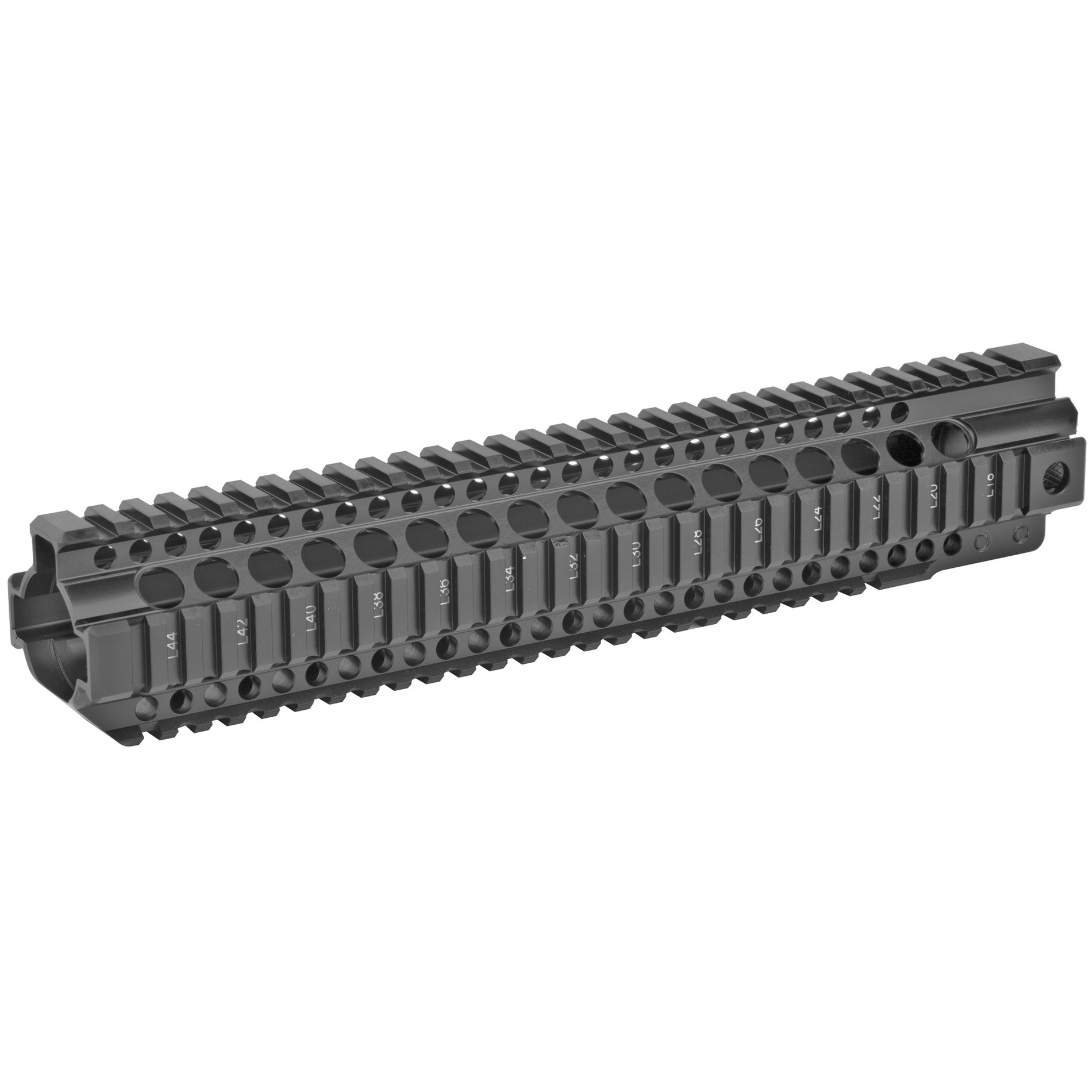 Unknown Midwest Industries Combat T-Series Free Float Quad Rail AR-15 Handguard - Picatinny - 7 Lengths Available - 12.625 Inch (Length: 12.625 Inch)