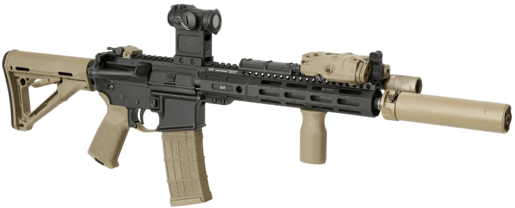 10.5 Handguard on Complete Rifle