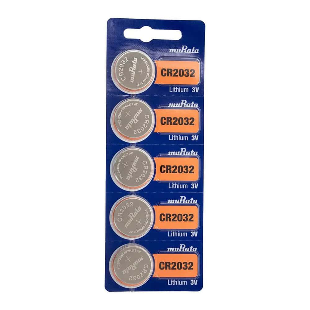 Unknown Murata CR2032 Battery - Multiple Quantities Available - 5-Pack (Quantity: 5-Pack)