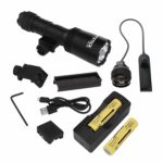 Nightstick LGL-170 Rechargeable Full-Size Long Gun Light Kit - 1500 Lumens - Black Anodized Aluminum