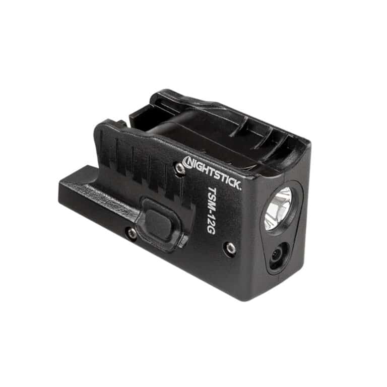 Nightstick TSM-12G Subcompact Weapon Light with Green Laser - Rechargeable - 150 Lumens - Glock G26/G27/G33/G39