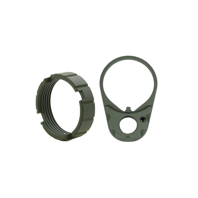 Armaspec Self-Retention "No Stake" Castle Nut and QD End Plate