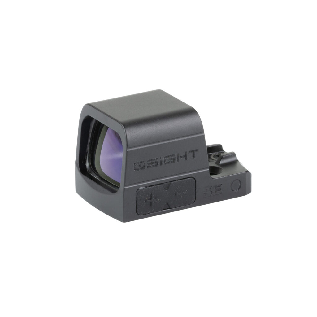 Osight SE Enclosed Green Dot Sight - RMSc Footprint - Dot Only - Side Battery